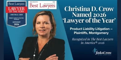 Christina D. Crow Named 2026 “Lawyer of the Year” in Montgomery by Best Lawyers®