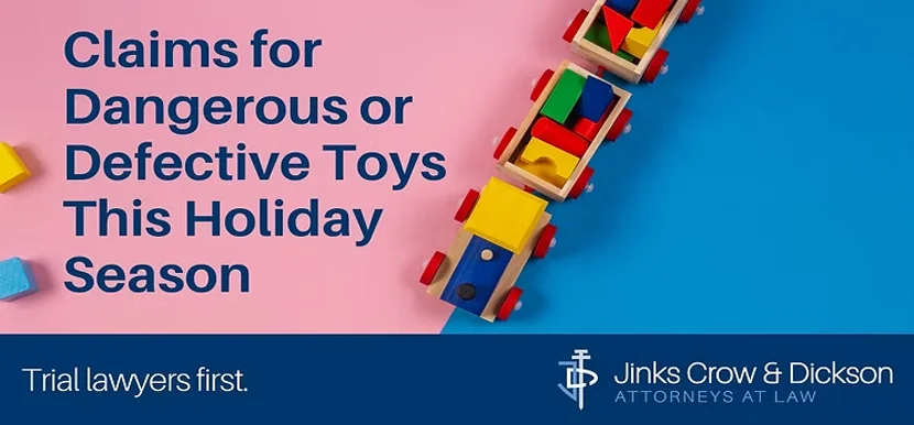 Claims for Dangerous or Defective Toys This Holiday Season
