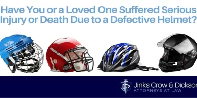Injuries from Defective Helmets