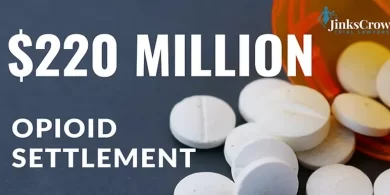 Jinks Crow Clients Receive Funds from $220 Million Alabama Opioid Settlement